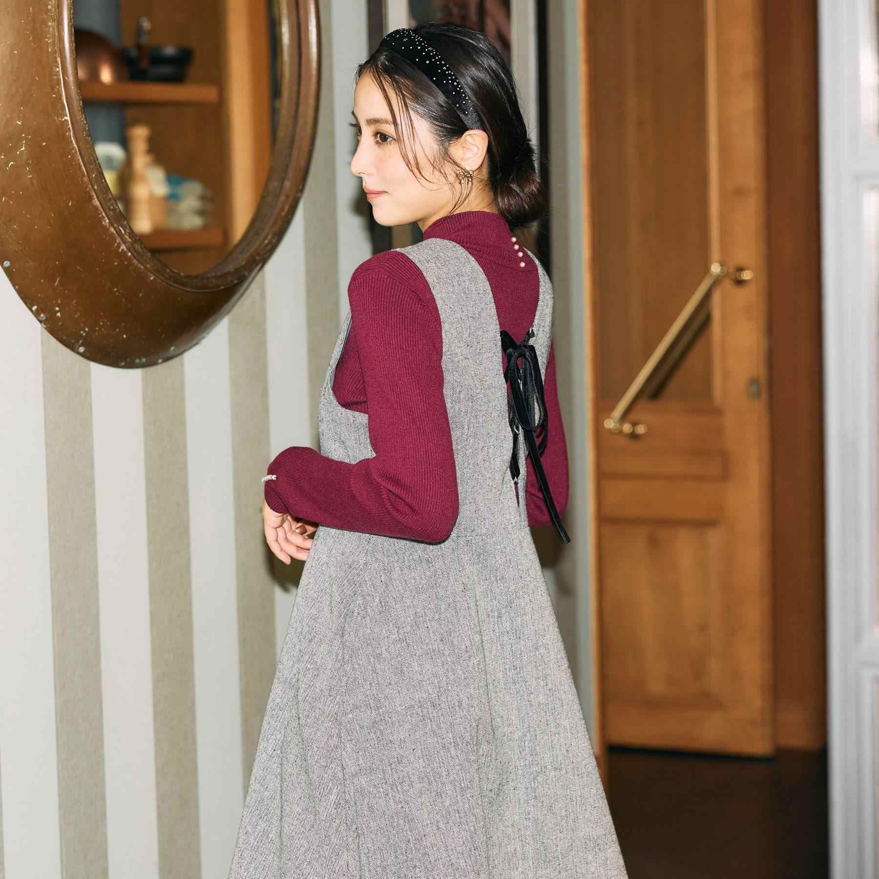 クチュール ブローチ Couture Brooch ラメツイードジャンパースカート （ブラック(019)） ブラック(019)