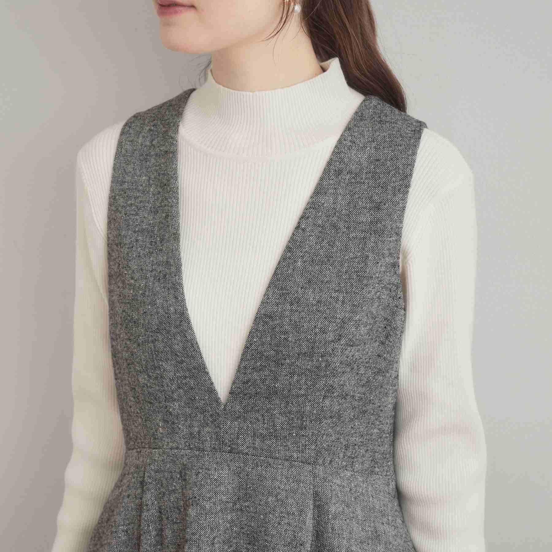 クチュール ブローチ Couture Brooch ラメツイードジャンパースカート （ブラック(019)） ブラック(019)