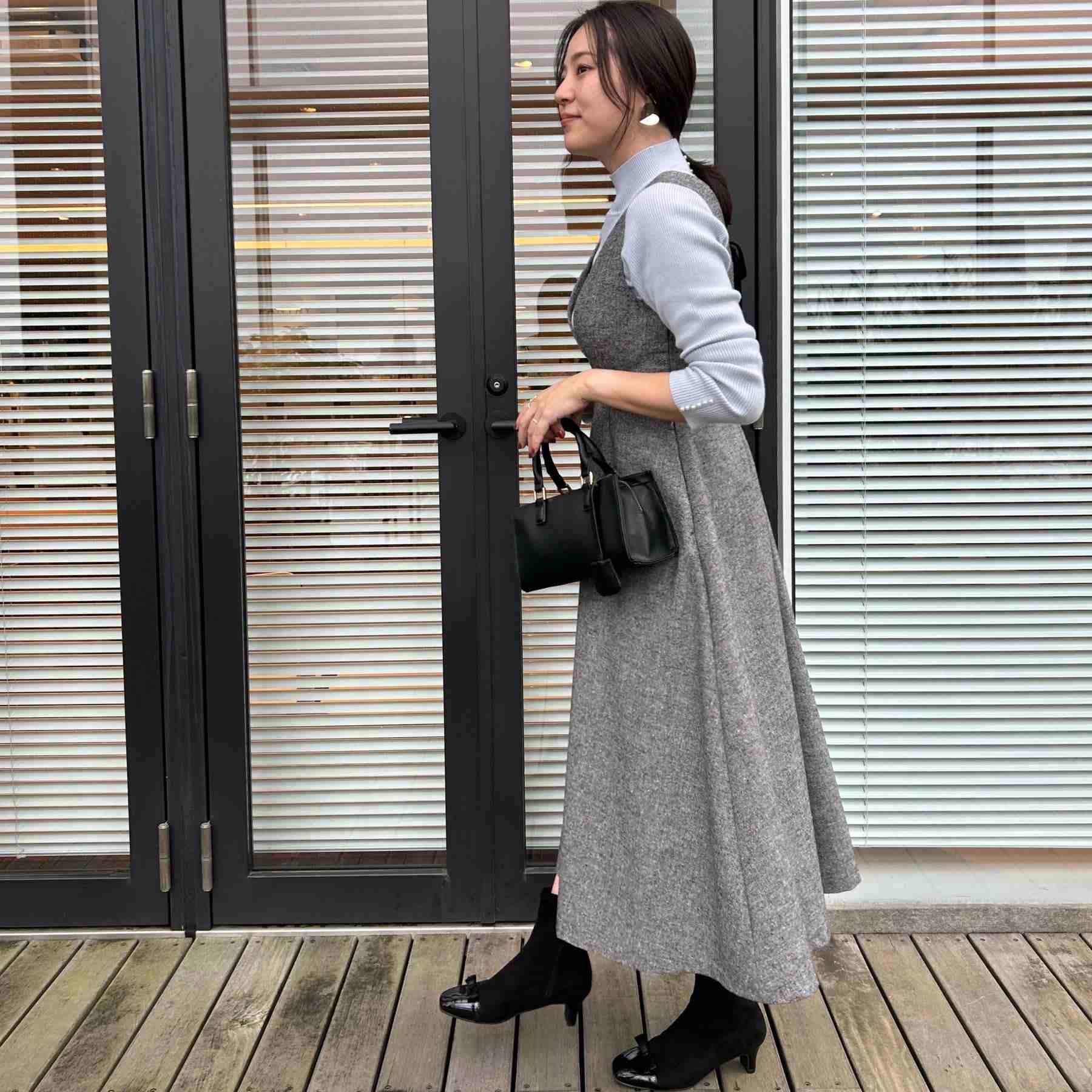 クチュール ブローチ Couture Brooch ラメツイードジャンパースカート （ブラック(019)） ブラック(019)