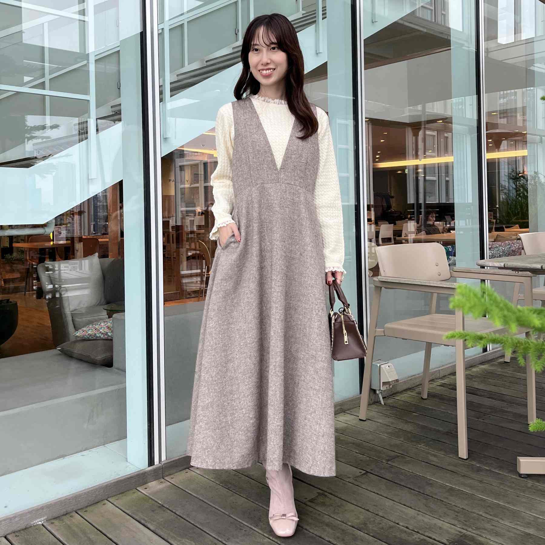 クチュール ブローチ Couture Brooch ラメツイードジャンパースカート （ブラック(019)） ブラック(019)