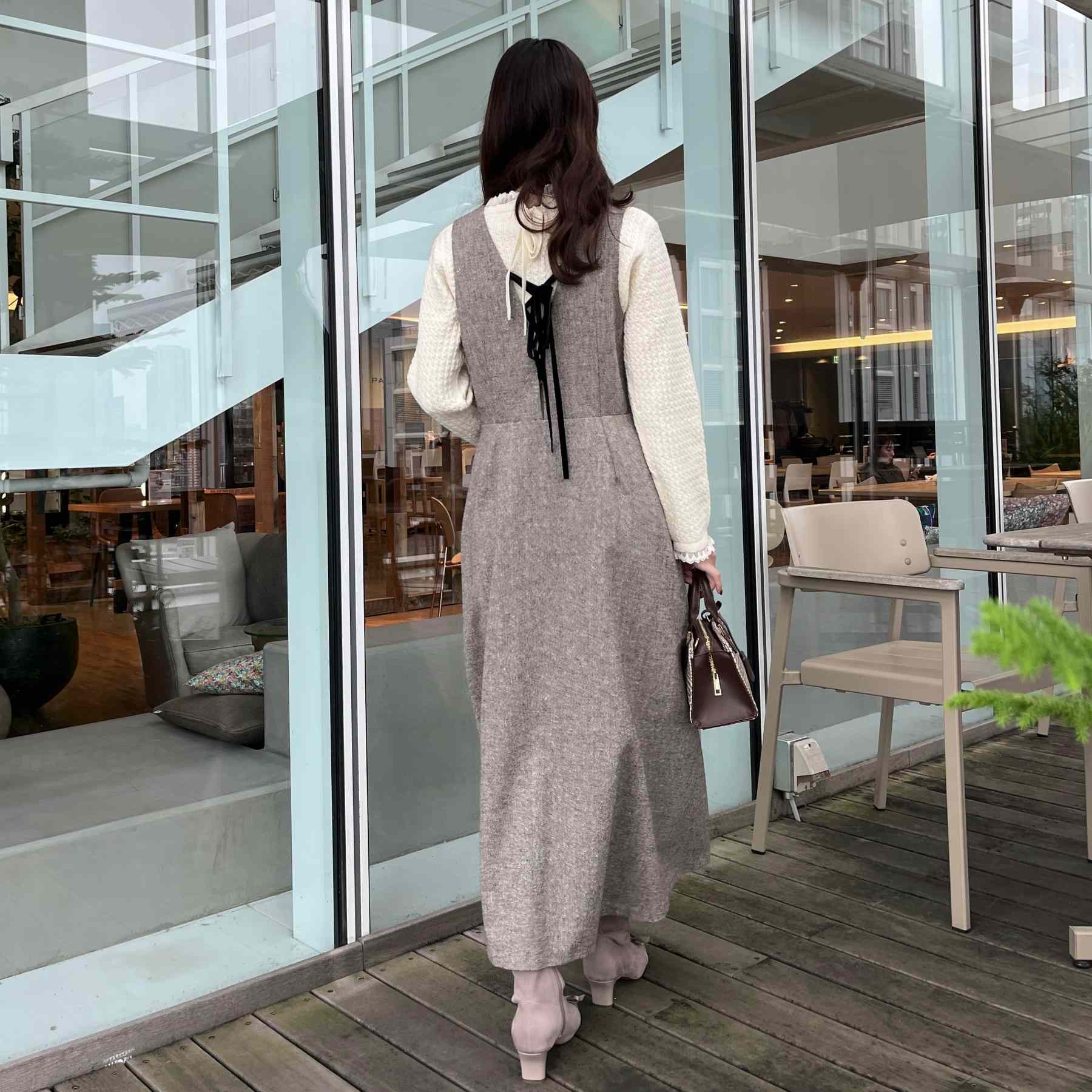 クチュール ブローチ Couture Brooch ラメツイードジャンパースカート （ブラック(019)） ブラック(019)