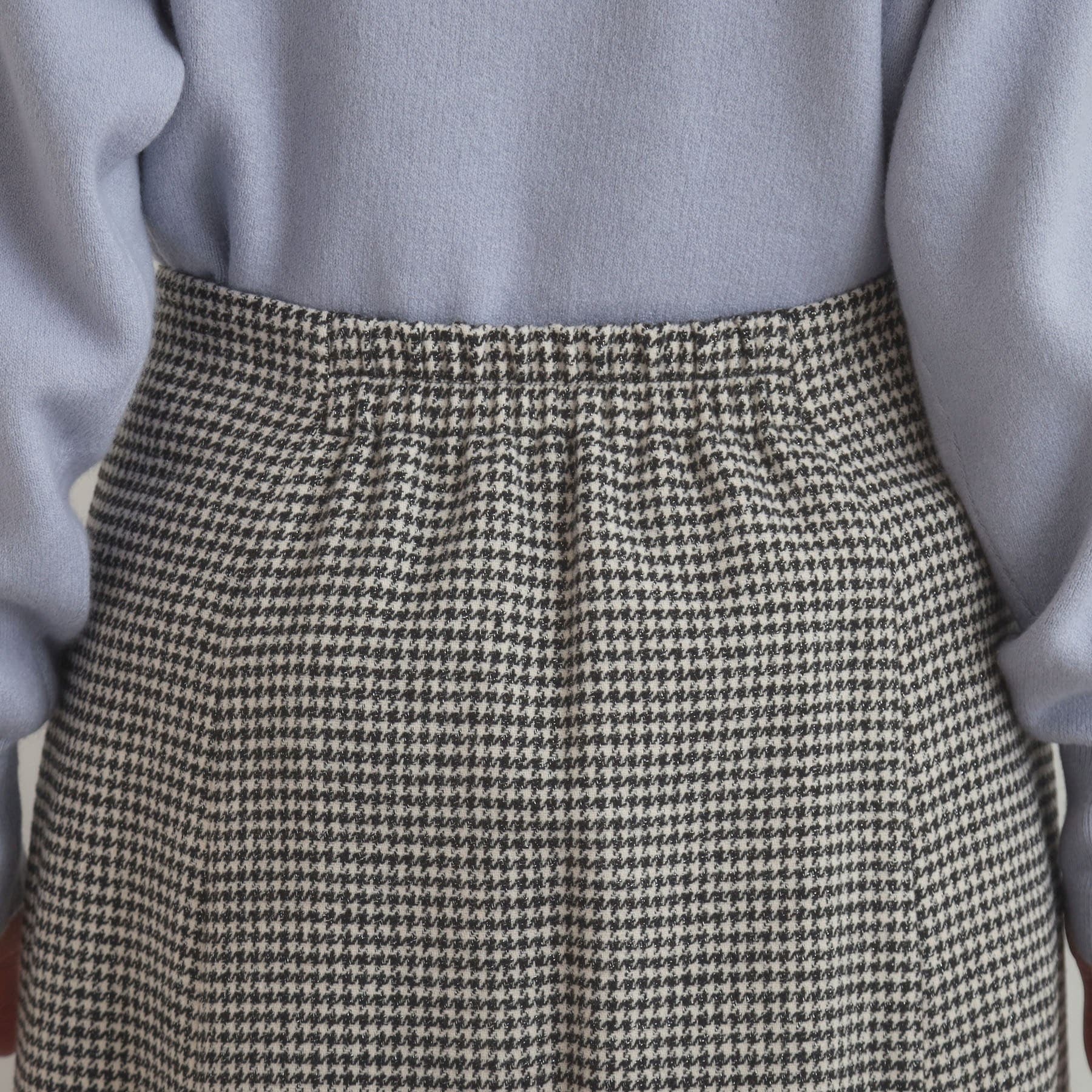 クチュール ブローチ Couture Brooch ラメ千鳥マーメイドフレアスカート （モカブラウン(242)） モカブラウン(242)