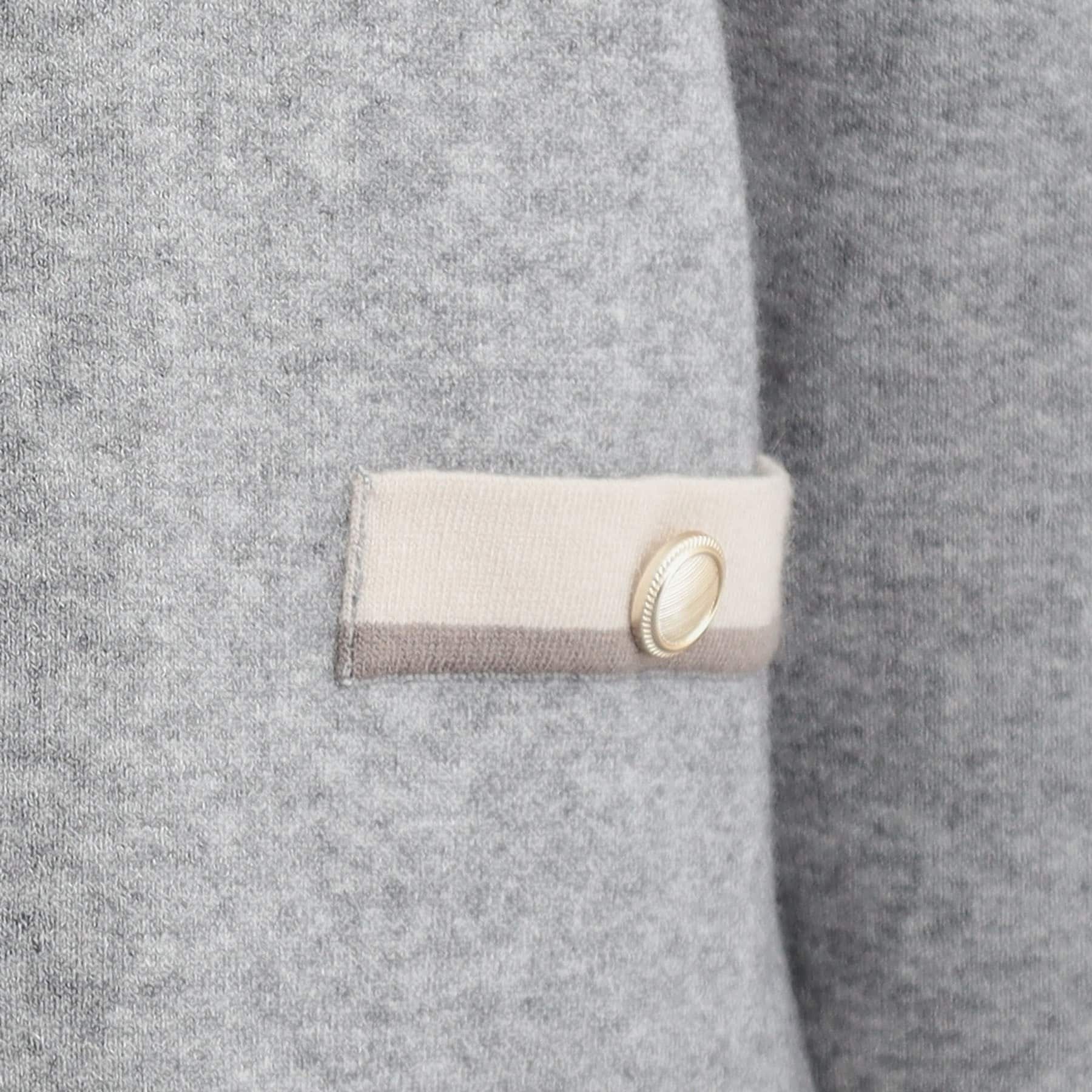 クチュール ブローチ Couture Brooch 【通勤・大人上品】ムースタッチジャカード 配色スカラカーディ （ブラック(019)） ブラック(019)