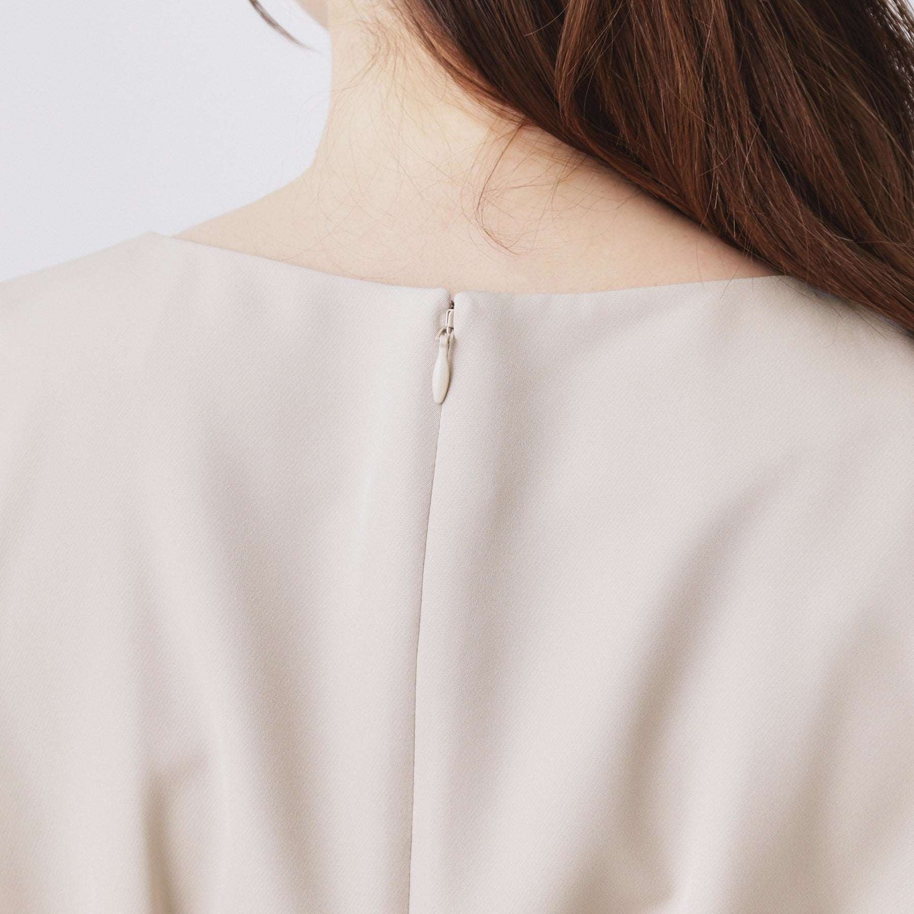 クチュール ブローチ Couture Brooch レース袖タックフレアワンピース （ピンクベージュ(053)） ピンクベージュ(053)