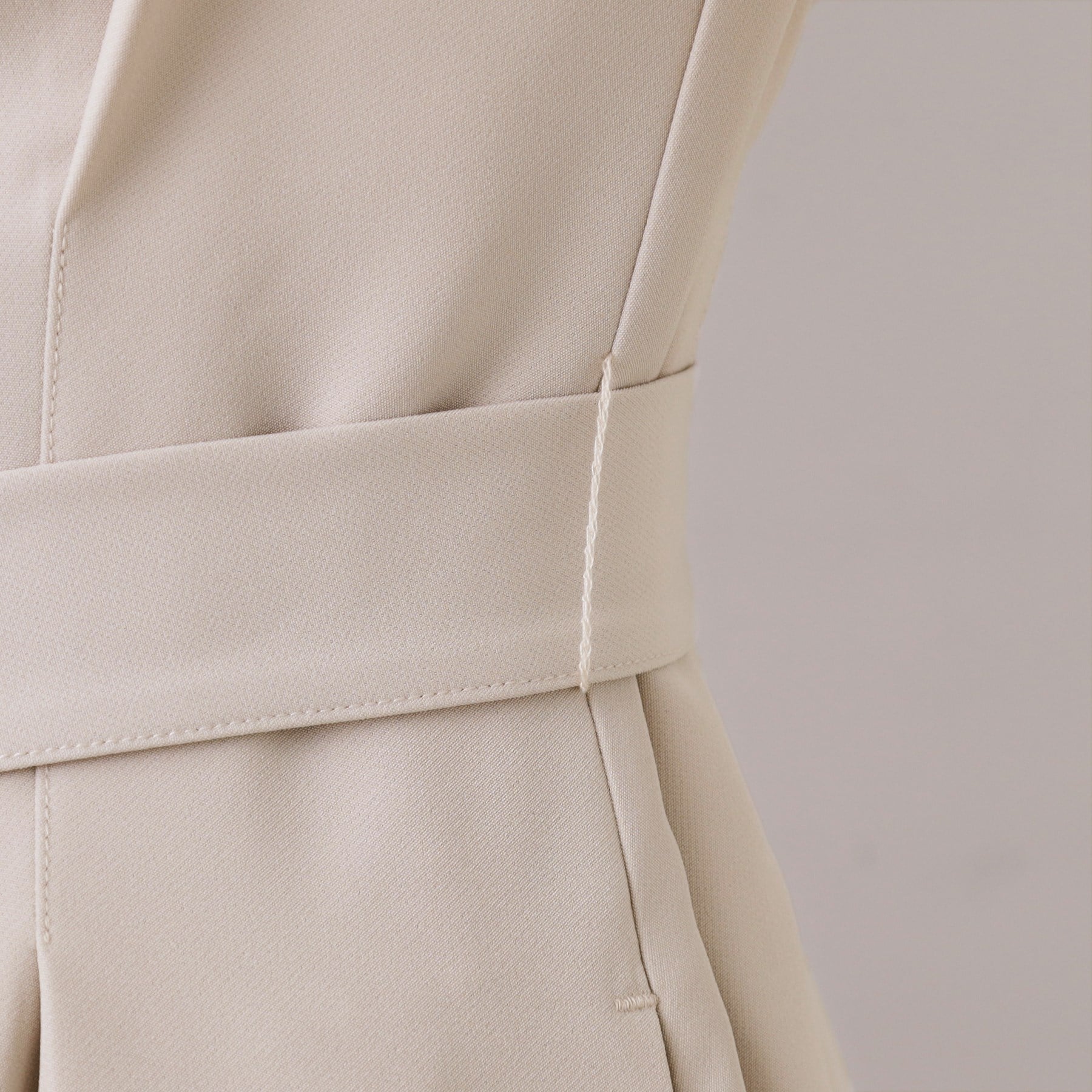 クチュール ブローチ Couture Brooch レース袖タックフレアワンピース （ピンクベージュ(053)） ピンクベージュ(053)