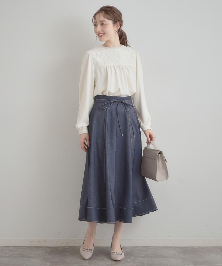 クチュール ブローチ Couture Brooch レースドッキングブラウス （ライトピンク(070)） ライトピンク(070)