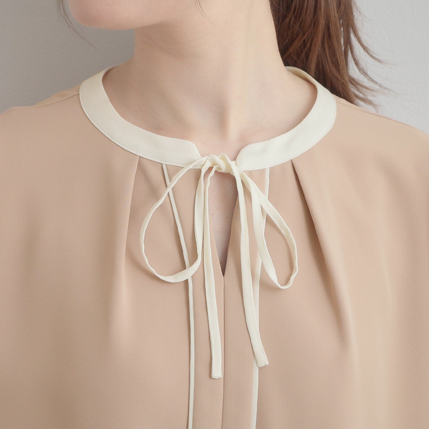 クチュール ブローチ Couture Brooch 配色細リボンタイ （ライトグレー(511)） ライトグレー(511)