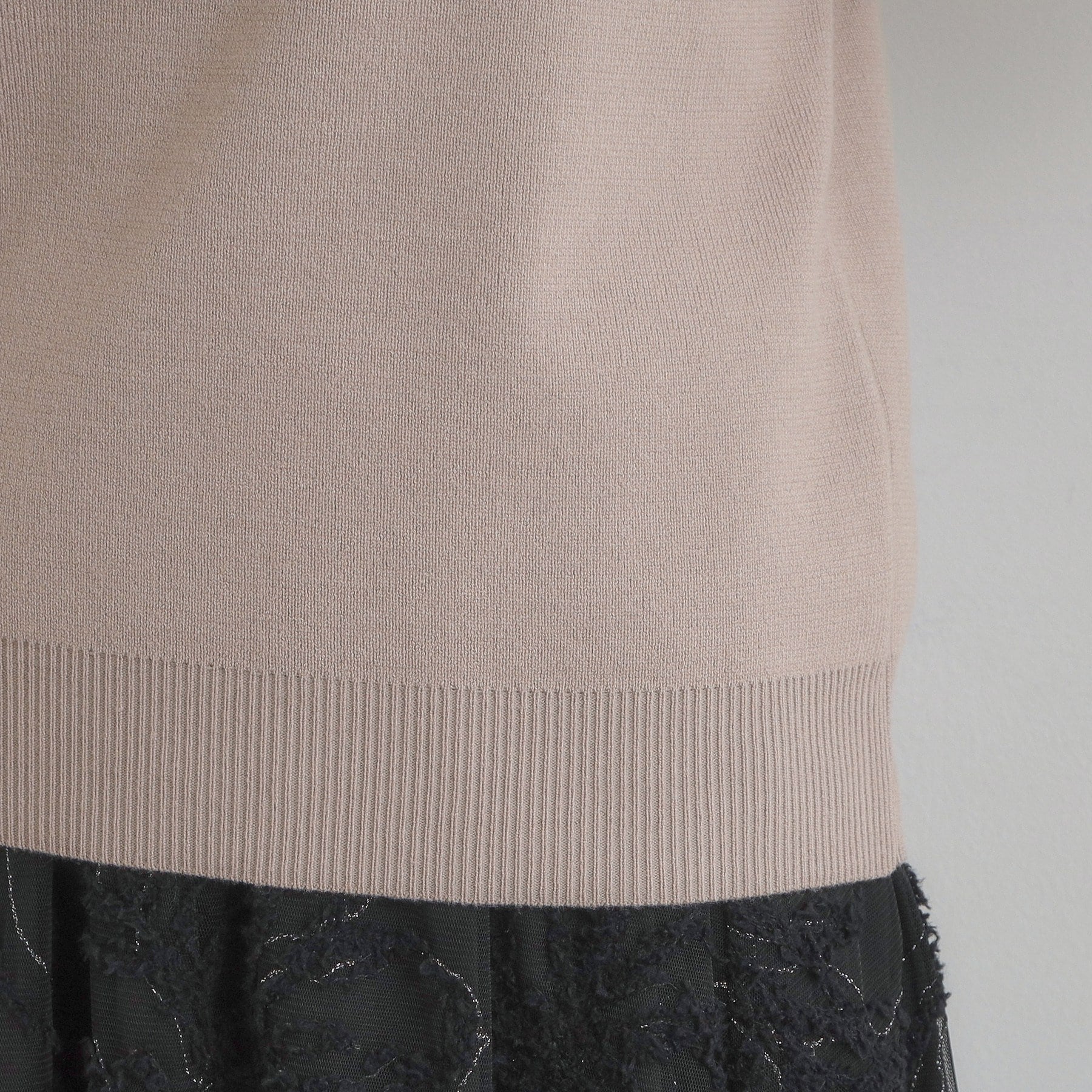 クチュール ブローチ Couture Brooch レースドッキングニット （チャコールグレー(014)） チャコールグレー(014)