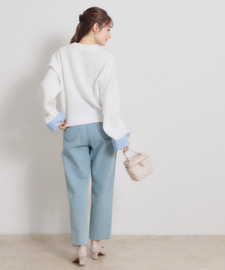 クチュール ブローチ Couture Brooch シャツレイヤード風カーディガン （オフホワイト(003)） オフホワイト(003)