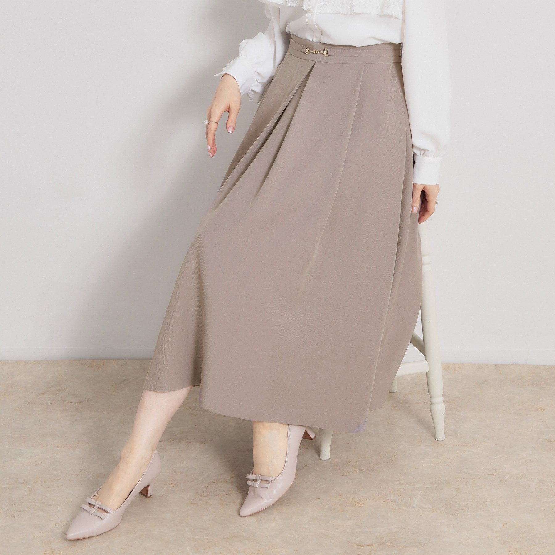 クチュール ブローチ Couture Brooch ビットベルトタックスカート （トープ(054)） トープ(054)