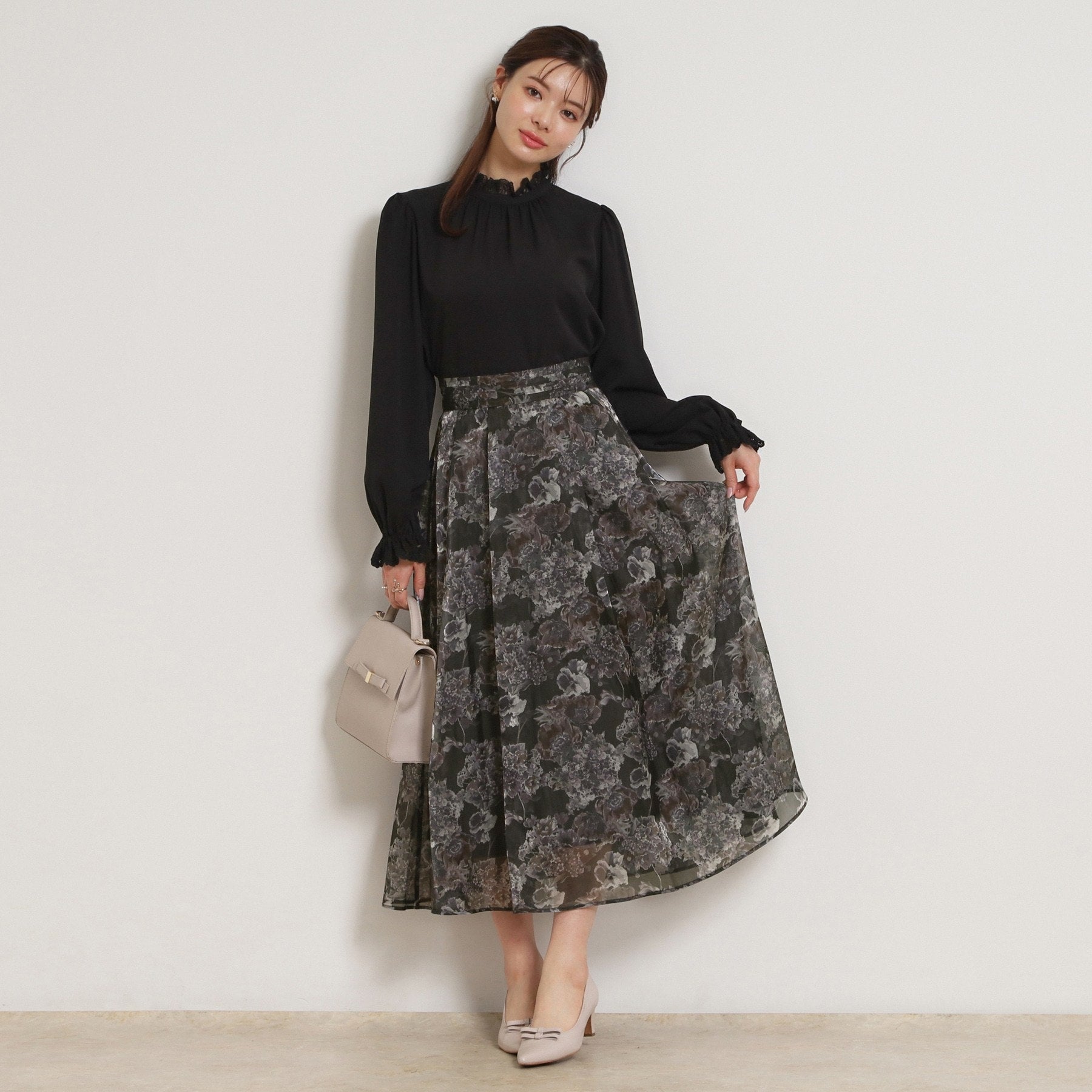 クチュール ブローチ Couture Brooch Springオーガンフルールスカート （ピンクベージュ(153)） ピンクベージュ(153)