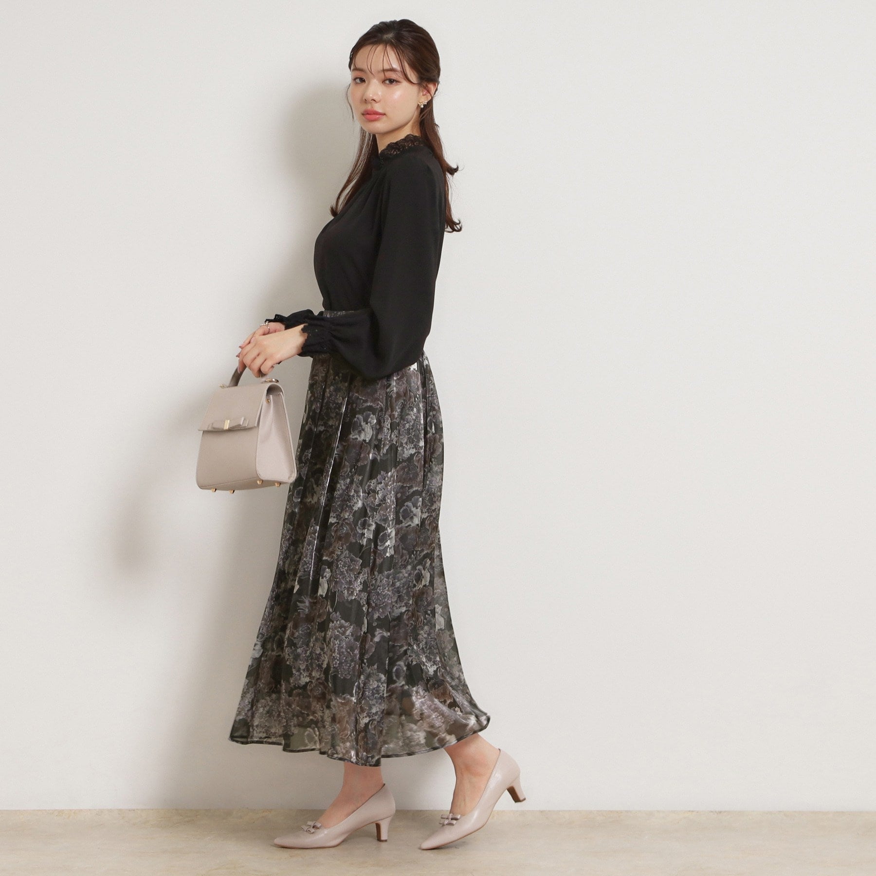 クチュール ブローチ Couture Brooch Springオーガンフルールスカート （ピンクベージュ(153)） ピンクベージュ(153)