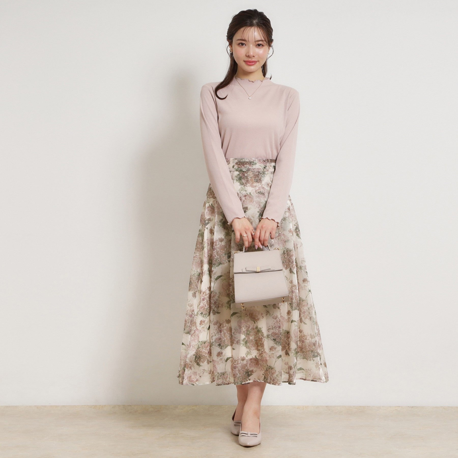 クチュール ブローチ Couture Brooch Springオーガンフルールスカート （ピンクベージュ(153)） ピンクベージュ(153)