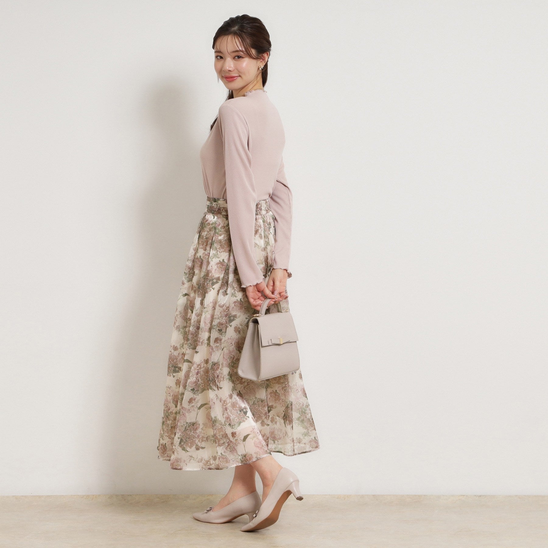 クチュール ブローチ Couture Brooch Springオーガンフルールスカート （ピンクベージュ(153)） ピンクベージュ(153)