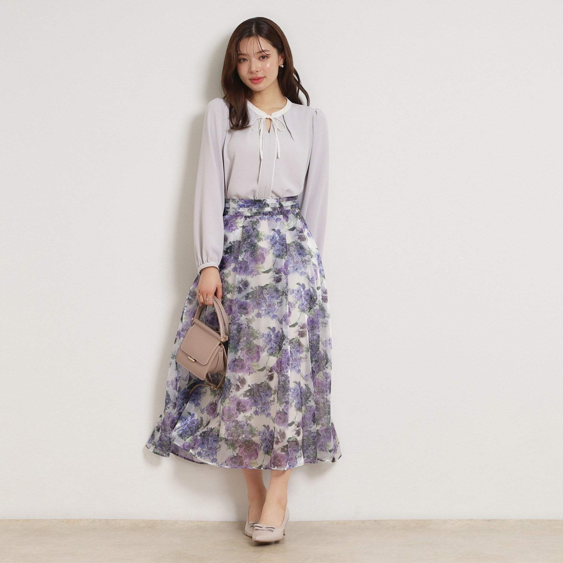 クチュール ブローチ Couture Brooch Springオーガンフルールスカート （ピンクベージュ(153)） ピンクベージュ(153)