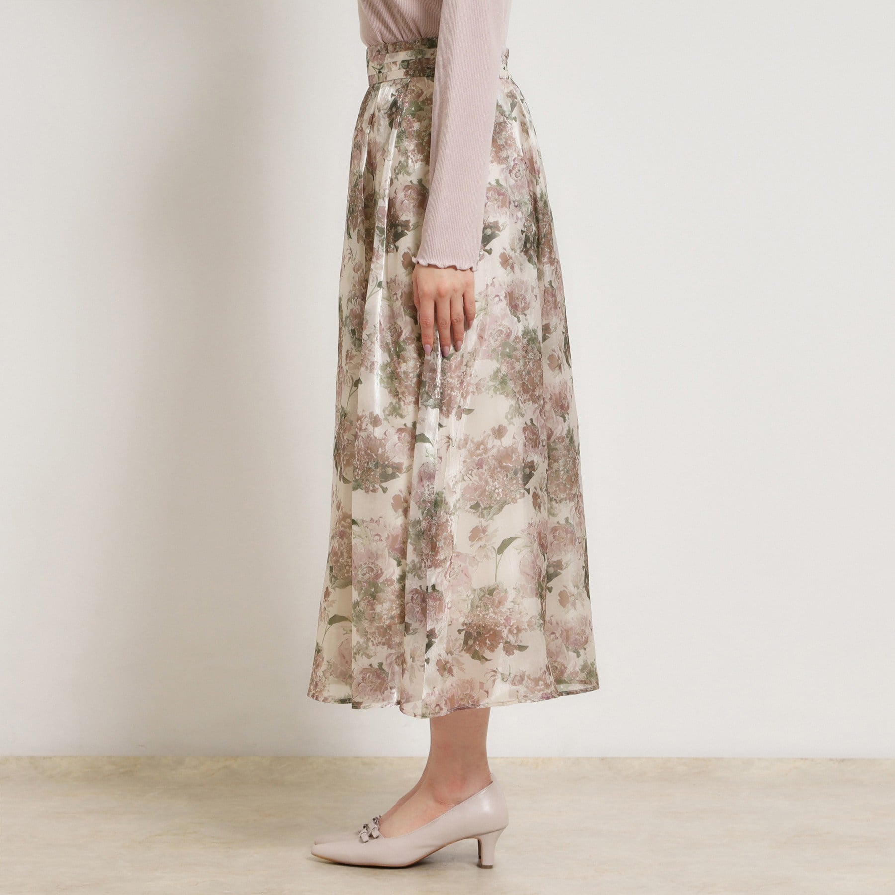 クチュール ブローチ Couture Brooch Springオーガンフルールスカート （ピンクベージュ(153)） ピンクベージュ(153)