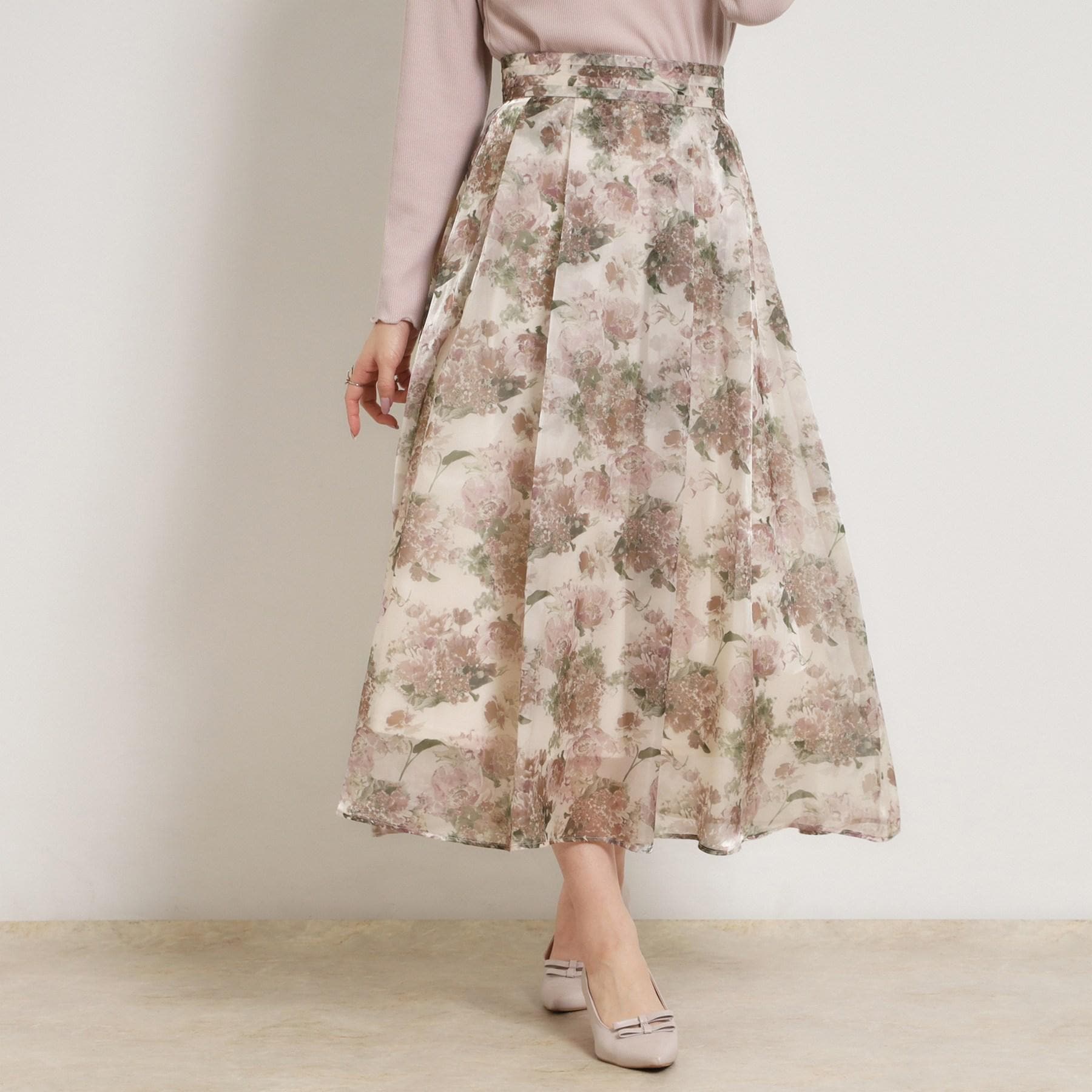 クチュール ブローチ Couture Brooch Springオーガンフルールスカート （ピンクベージュ(153)） ピンクベージュ(153)