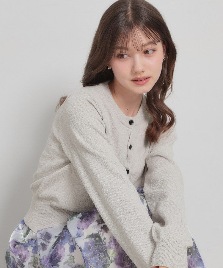 クチュール ブローチ Couture Brooch クロスボタンカーディガン （ライトグレー(011)） ライトグレー(011)