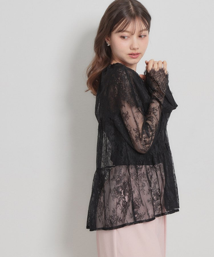 クチュール ブローチ Couture Brooch スカラップレースブラウス （アイボリー(004)） アイボリー(004)