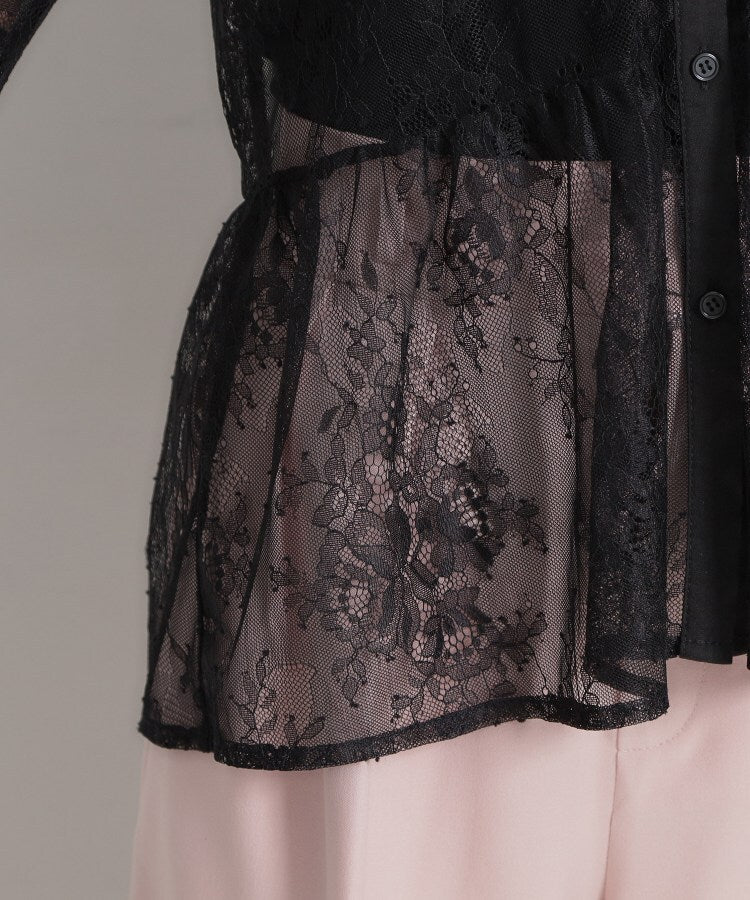 クチュール ブローチ Couture Brooch スカラップレースブラウス （アイボリー(004)） アイボリー(004)
