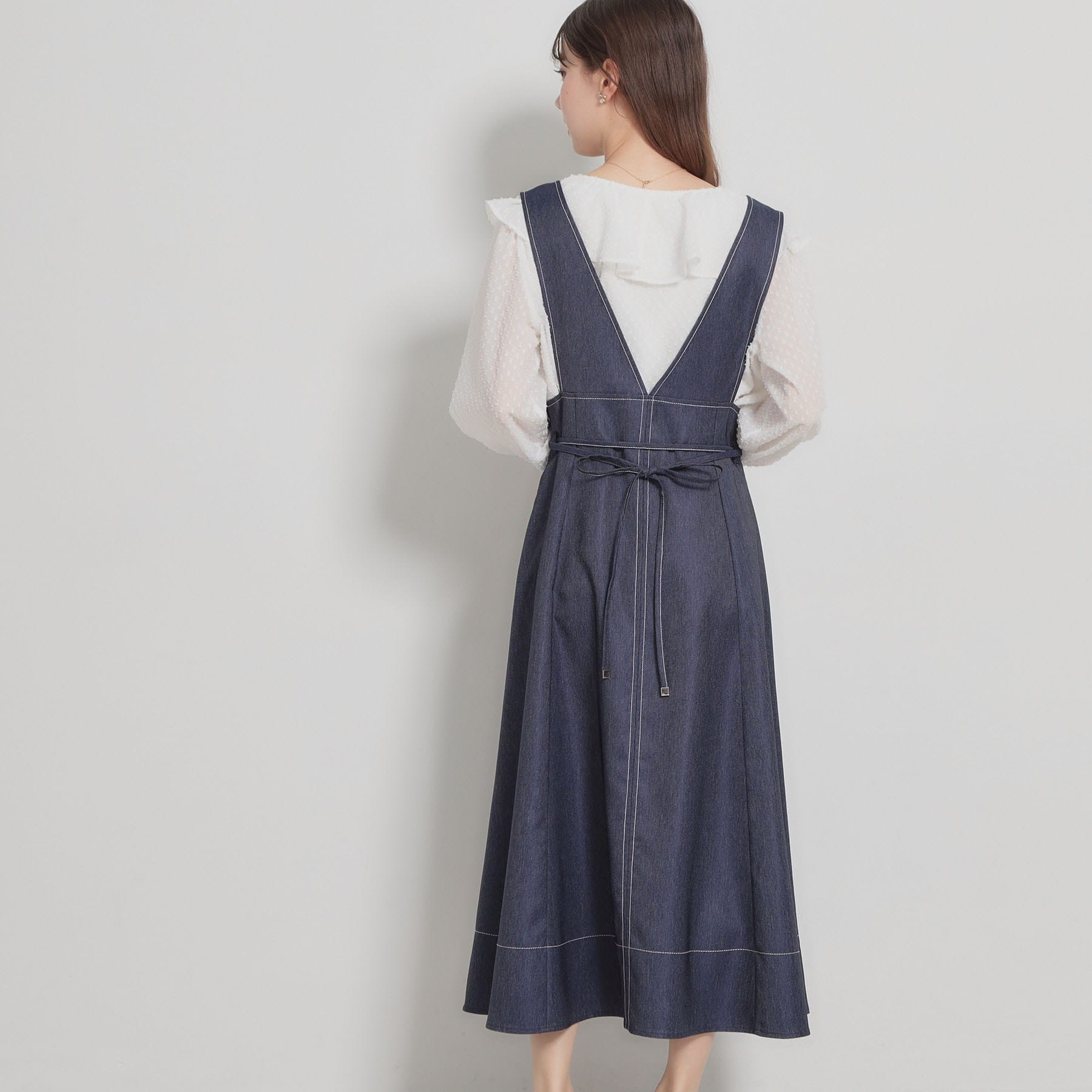 クチュール ブローチ Couture Brooch デニムライク細リボンジャンスカ （ブラック(019)） ブラック(019)