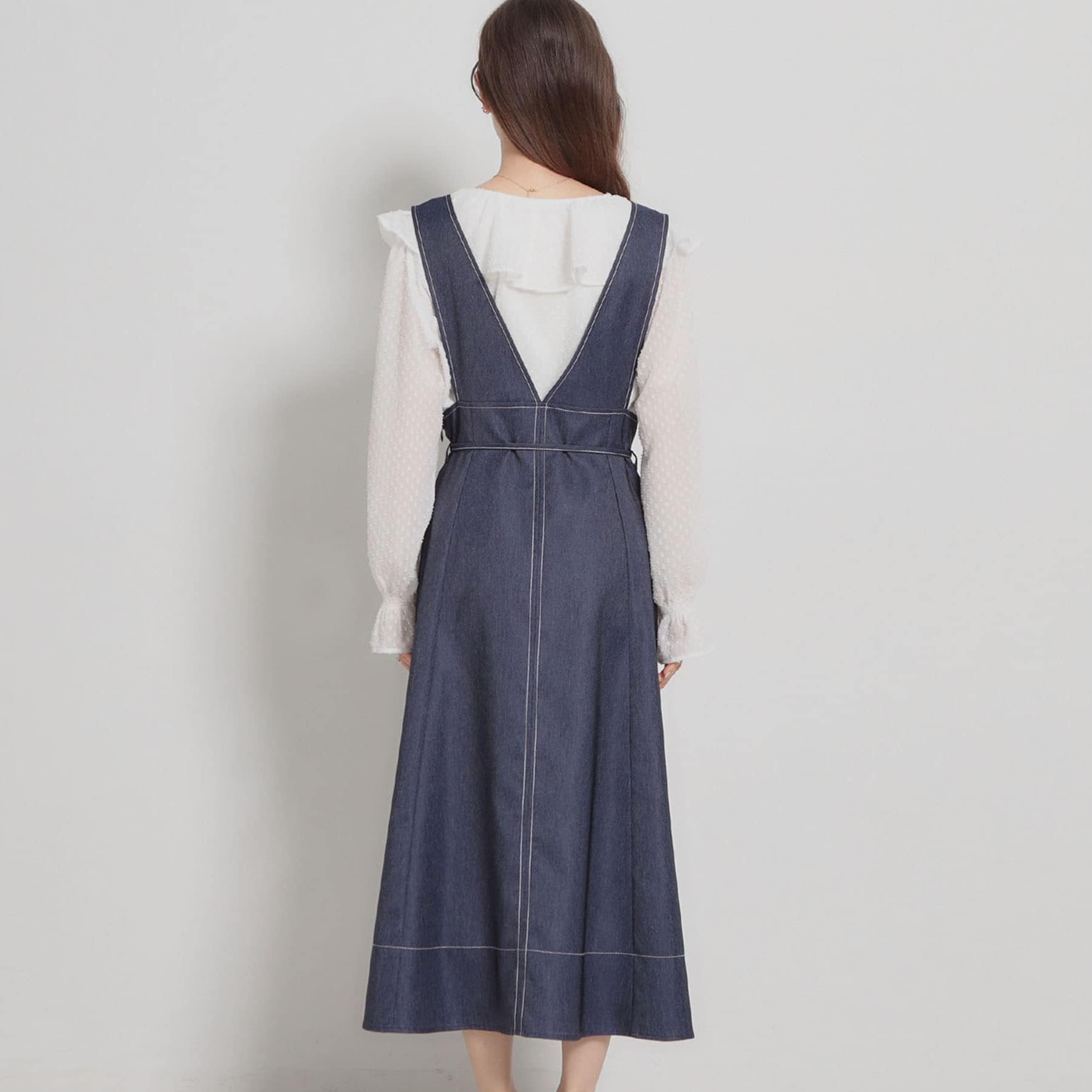 クチュール ブローチ Couture Brooch デニムライク細リボンジャンスカ （ブラック(019)） ブラック(019)