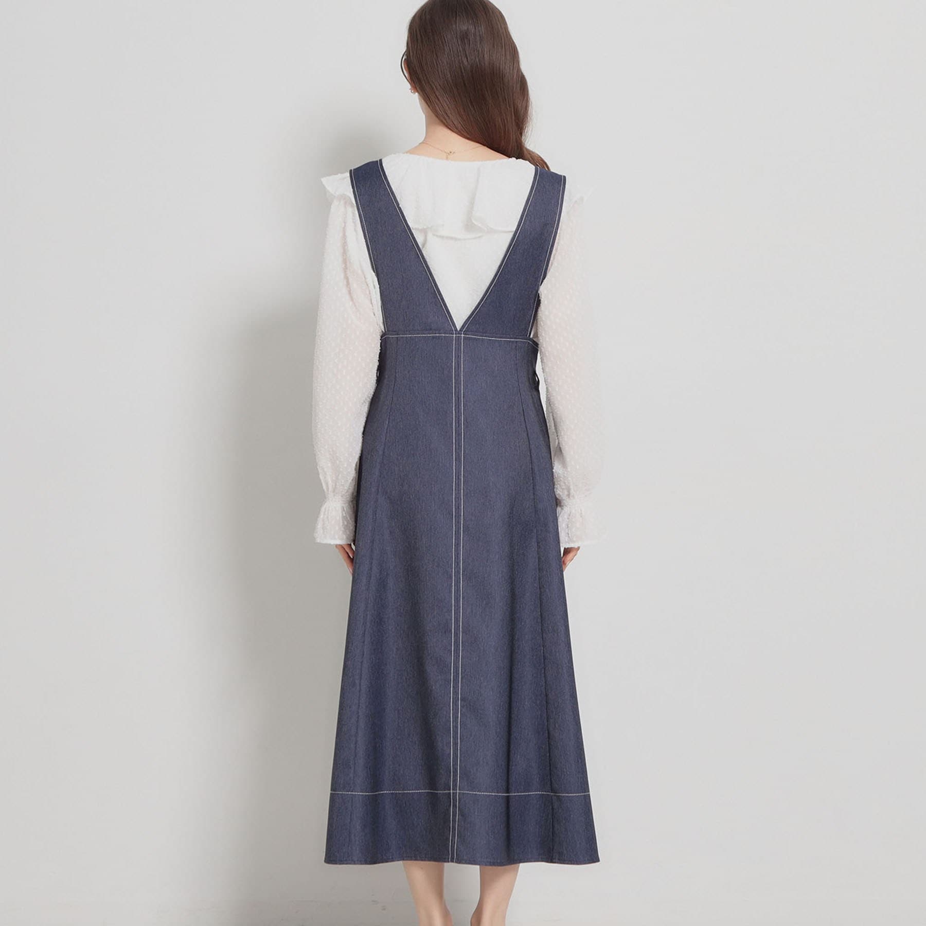 クチュール ブローチ Couture Brooch デニムライク細リボンジャンスカ （ブラック(019)） ブラック(019)