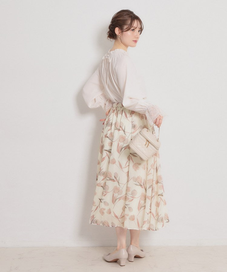 クチュール ブローチ Couture Brooch チューリップ柄スカート （ネイビー(094)） ネイビー(094)