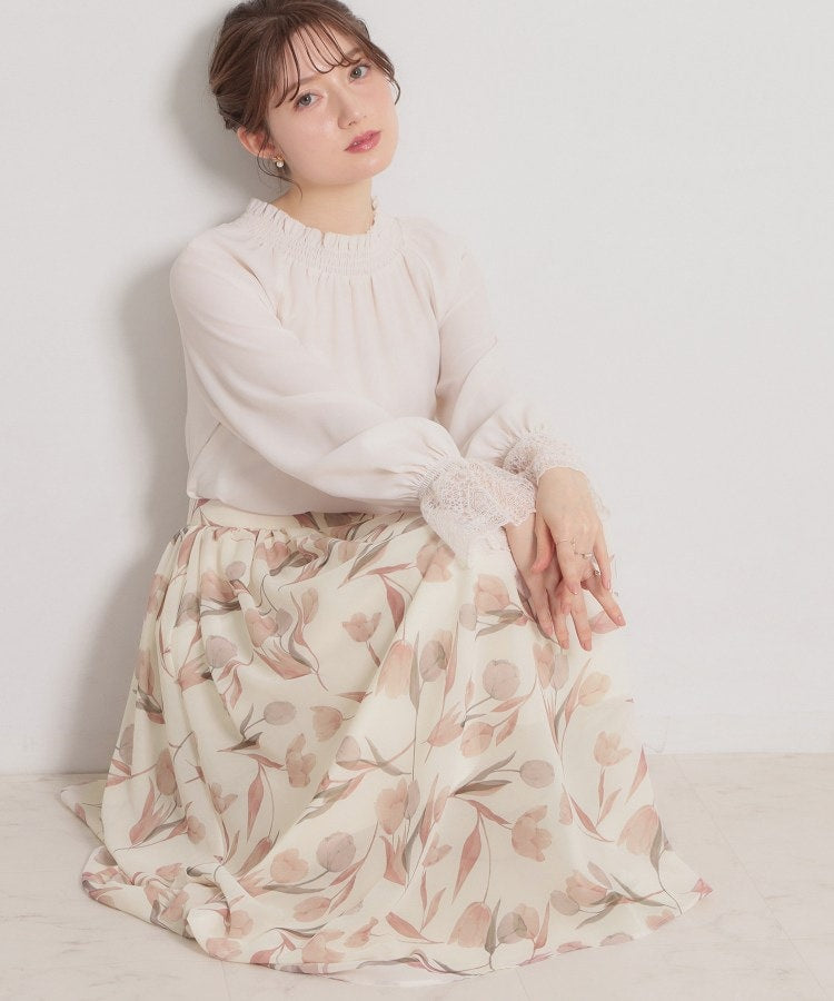クチュール ブローチ Couture Brooch チューリップ柄スカート （ネイビー(094)） ネイビー(094)