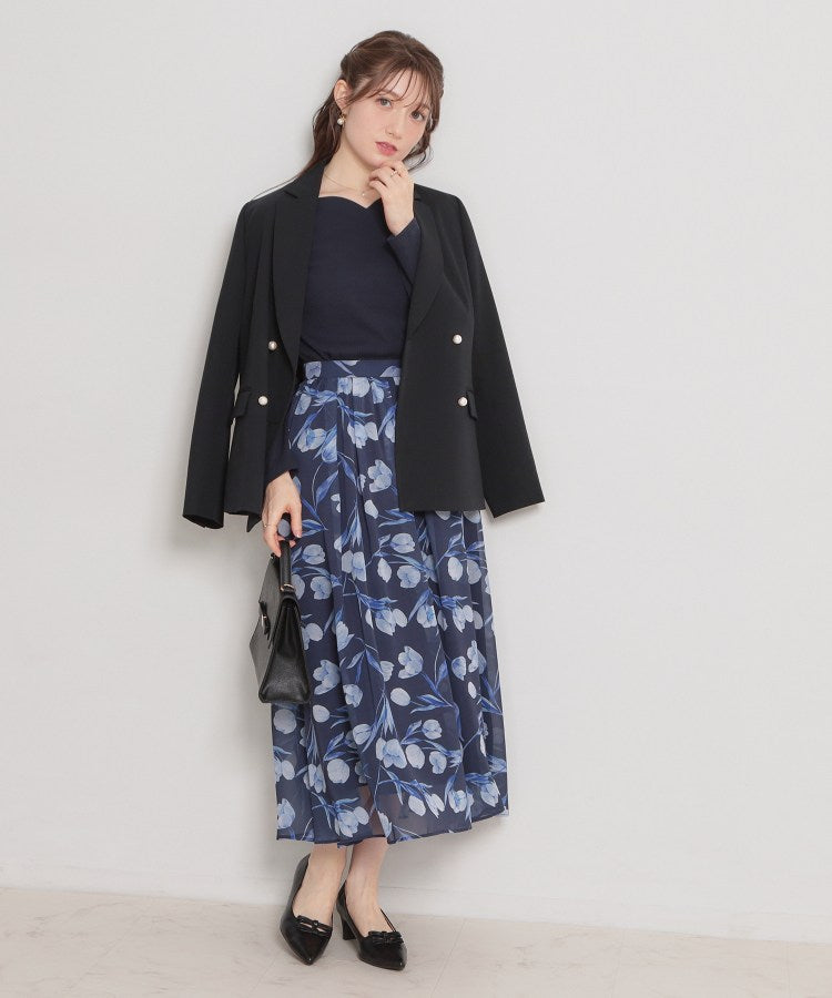 クチュール ブローチ Couture Brooch チューリップ柄スカート （ネイビー(094)） ネイビー(094)