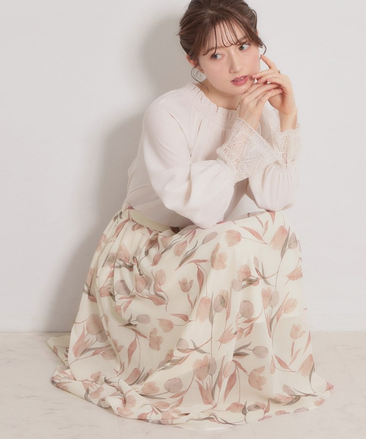 クチュール ブローチ Couture Brooch チューリップ柄スカート （オフホワイト(003)） オフホワイト(003)