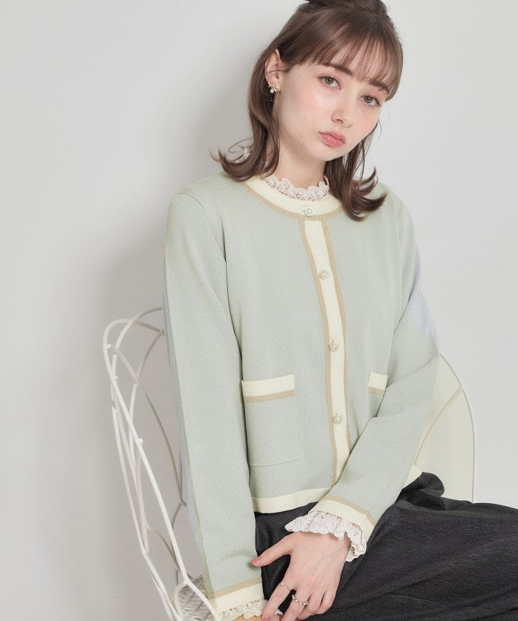 クチュール ブローチ Couture Brooch SPRING配色カーディ （ミントグリーン(021)） ミントグリーン(021)