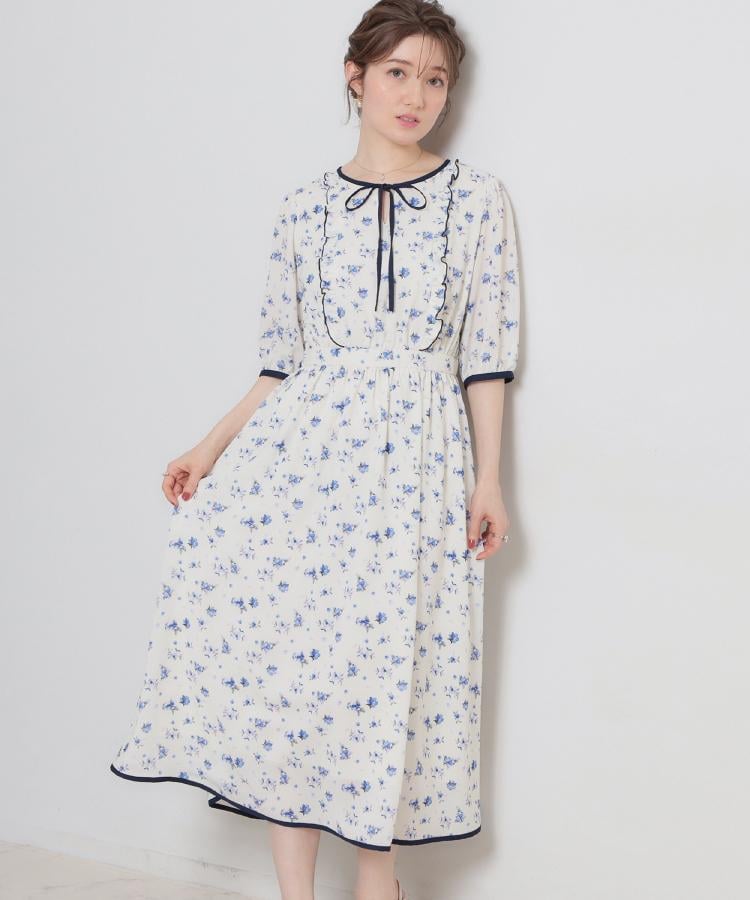 クチュール ブローチ Couture Brooch 水彩フラワーワンピース （オフホワイト(003)） オフホワイト(003)
