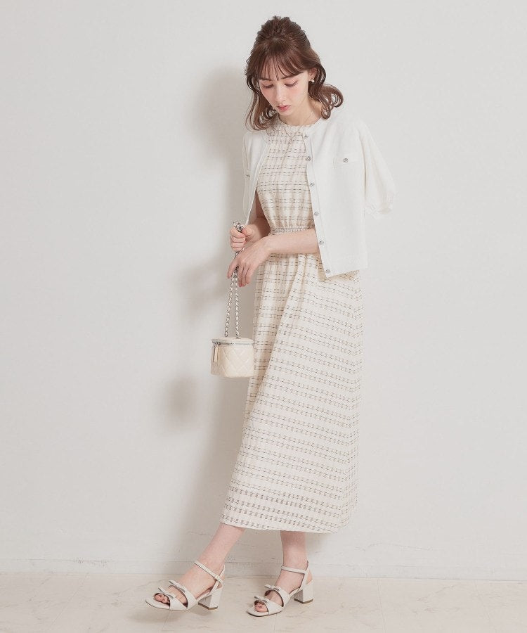 クチュール ブローチ Couture Brooch ビジューボタンカーディガン （ネイビー(094)） ネイビー(094)