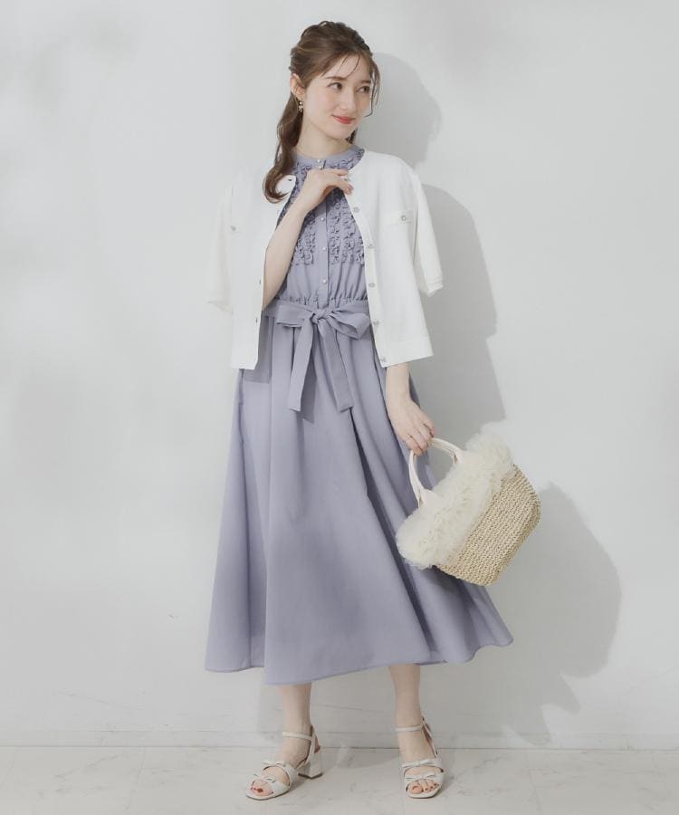 クチュール ブローチ Couture Brooch ビジューボタンカーディガン （ネイビー(094)） ネイビー(094)