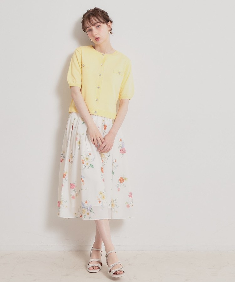 クチュール ブローチ Couture Brooch ビジューボタンカーディガン （ネイビー(094)） ネイビー(094)