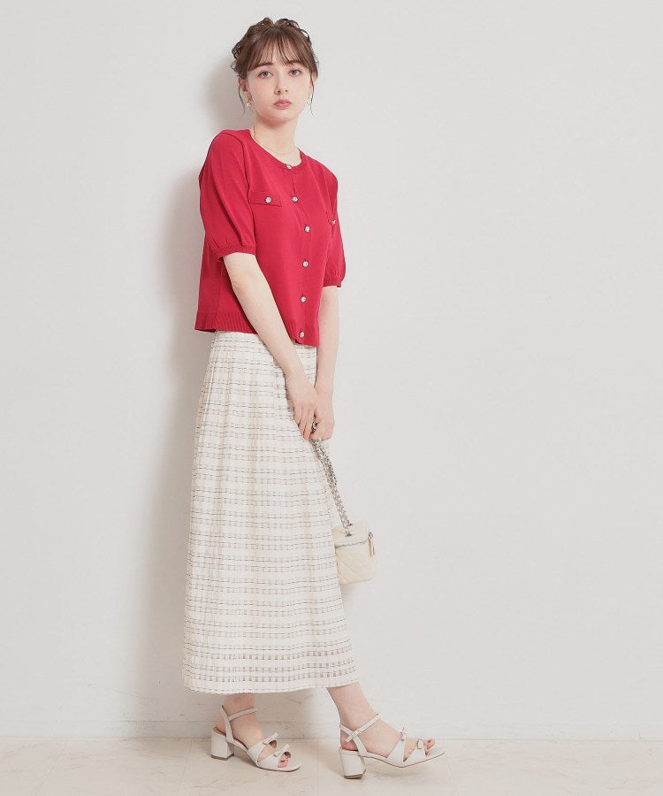 クチュール ブローチ Couture Brooch ビジューボタンカーディガン （ネイビー(094)） ネイビー(094)