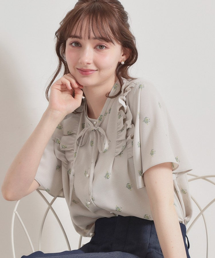 クチュール ブローチ Couture Brooch ドットフラワーブラウス （ブルー(093)） ブルー(093)