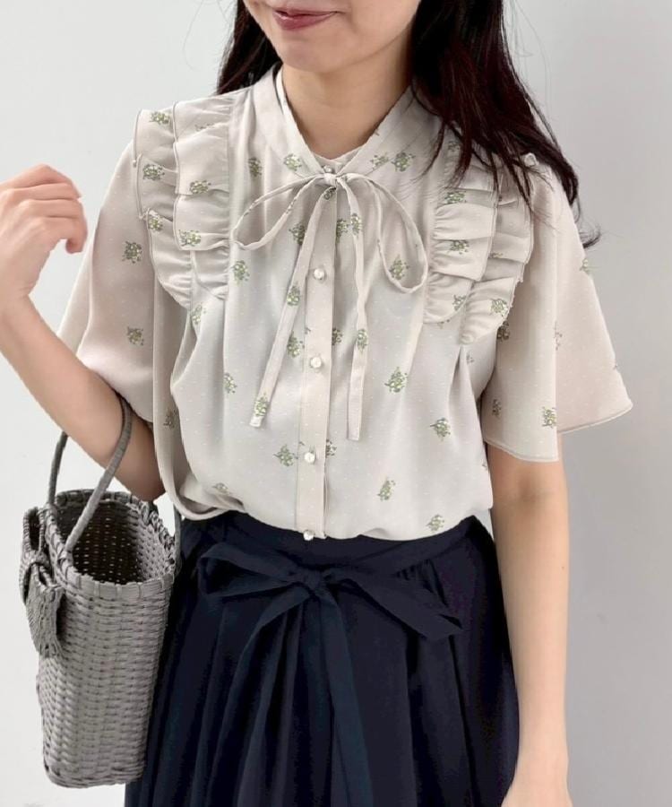 クチュール ブローチ Couture Brooch ドットフラワーブラウス （ブルー(093)） ブルー(093)