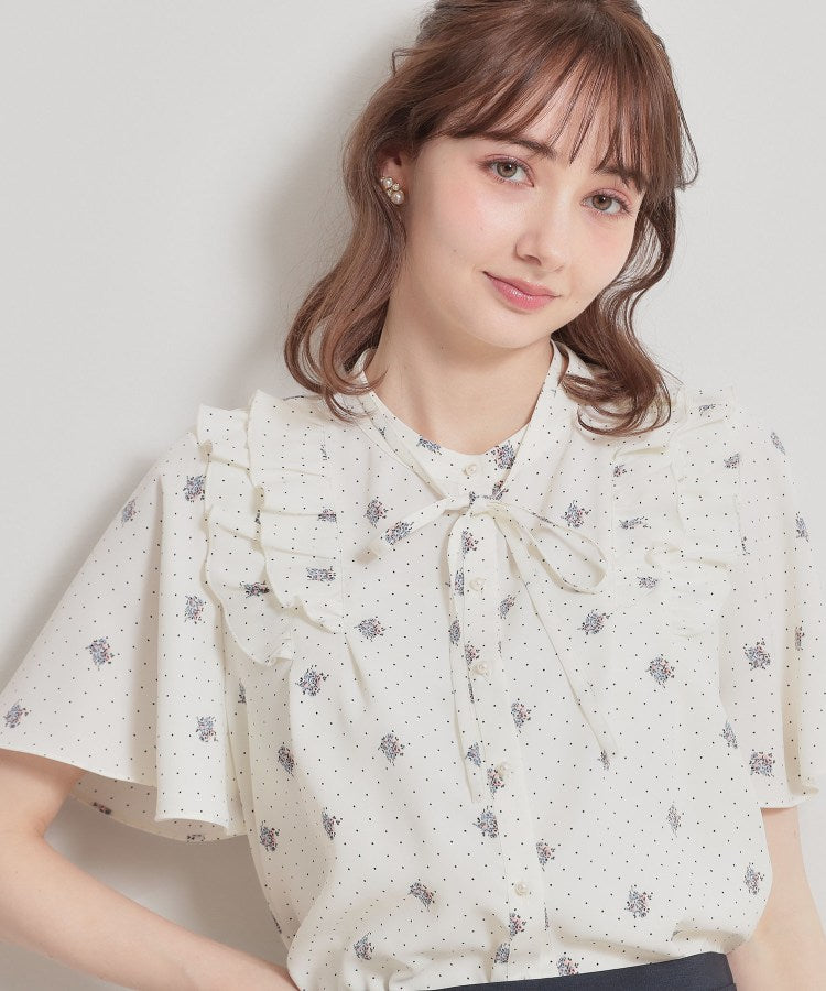 クチュール ブローチ Couture Brooch ドットフラワーブラウス （ブルー(093)） ブルー(093)