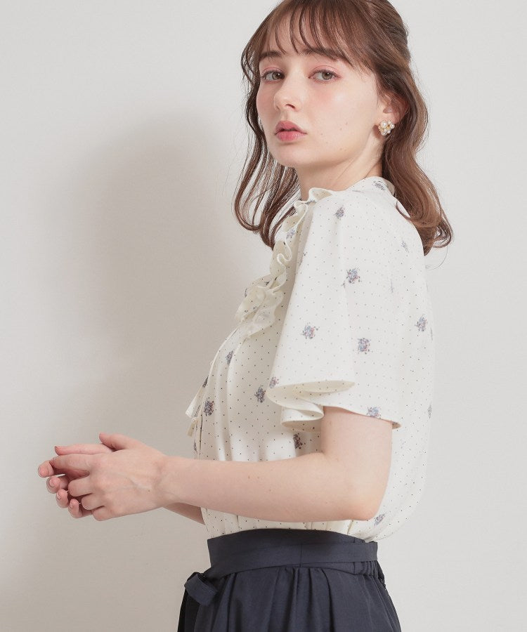クチュール ブローチ Couture Brooch ドットフラワーブラウス （ブルー(093)） ブルー(093)