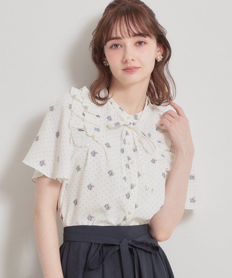 クチュール ブローチ Couture Brooch ドットフラワーブラウス （ブルー(093)） ブルー(093)