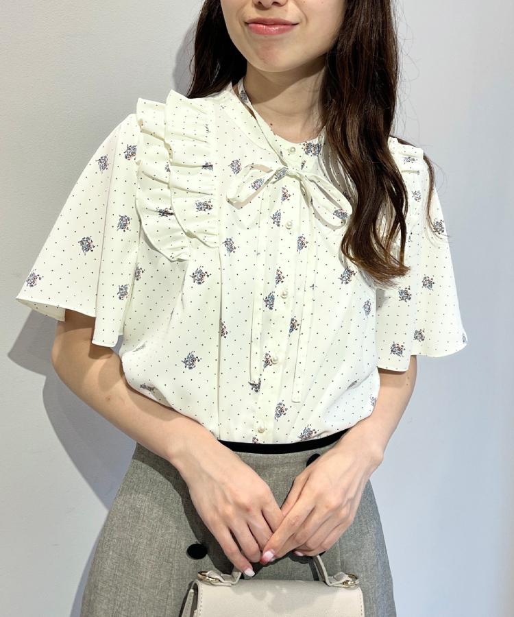 クチュール ブローチ Couture Brooch ドットフラワーブラウス （ブルー(093)） ブルー(093)