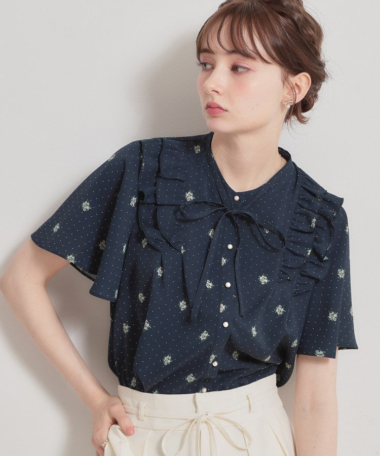 クチュール ブローチ Couture Brooch ドットフラワーブラウス （ブルー(093)） ブルー(093)
