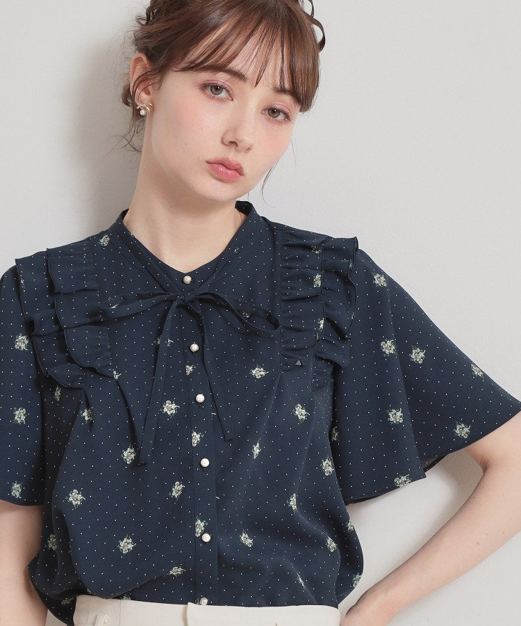 クチュール ブローチ Couture Brooch ドットフラワーブラウス （ブルー(093)） ブルー(093)