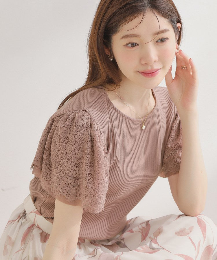 クチュール ブローチ Couture Brooch テレコレーストップス （ピンク(071)） ピンク(071)