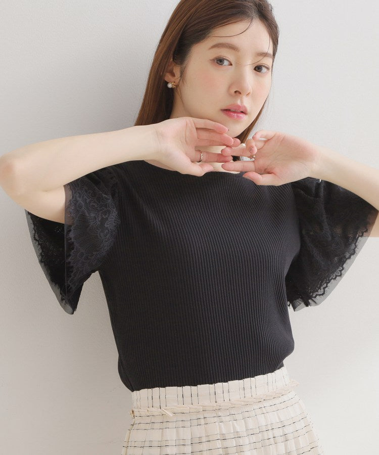 クチュール ブローチ Couture Brooch テレコレーストップス （ブラック(019)） ブラック(019)