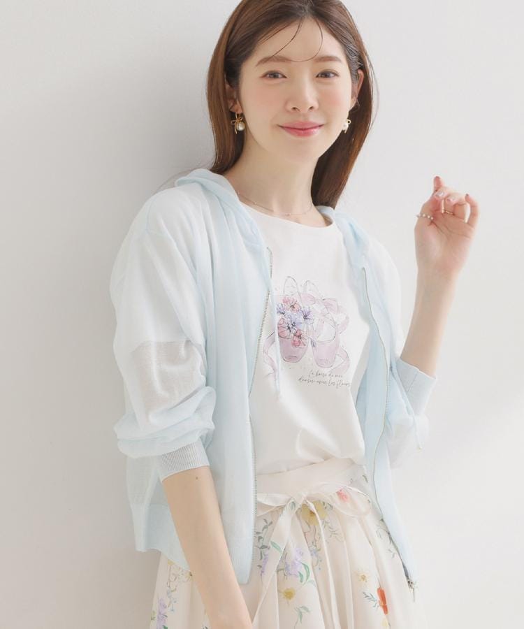 クチュール ブローチ Couture Brooch LEVITAジップアップフーディー （オフホワイト(003)） オフホワイト(003)