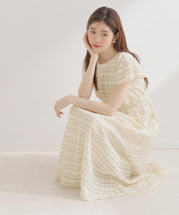 クチュール ブローチ Couture Brooch シアーチェックOP （ホワイト(001)） ホワイト(001)