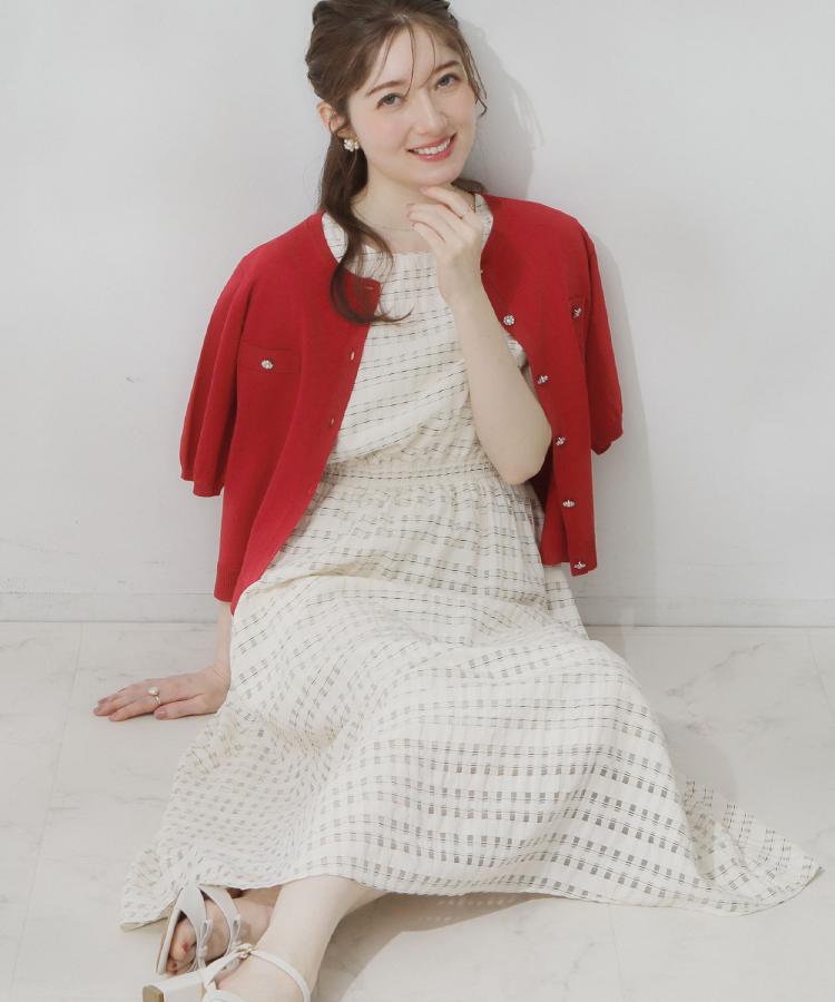 クチュール ブローチ Couture Brooch シアーチェックOP （ホワイト(001)） ホワイト(001)